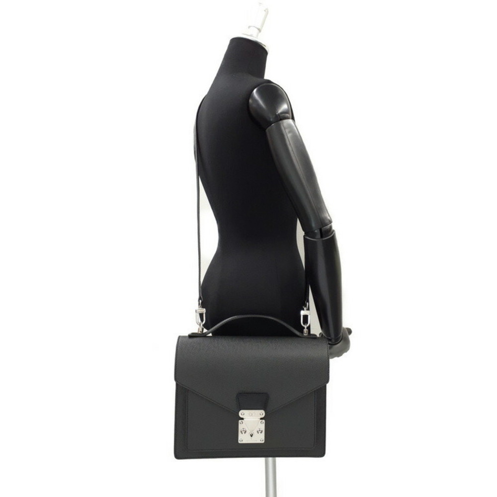 Louis Vuitton Bag Monceau Taiga Shoulder - Picture 4 of 9
